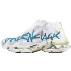 Balenciaga Runner Sneaker 'Graffiti - White Blue
