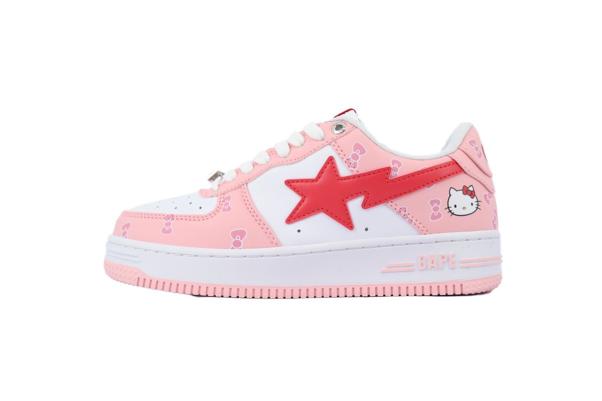 BATHING APE Bape STA Pink Hellokitty