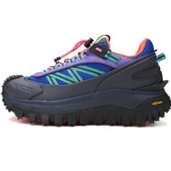 Moncler Trailgrip Fluorescent Black Black Purple Hiking shoes