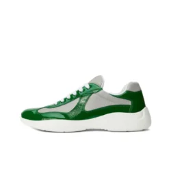 PRADA America's Cup Mango Low-Top Casual Shoes Men's Green